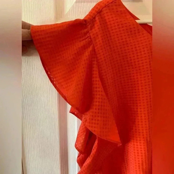 Woman’s Red Merona Short Sleeve Dress - Picture 3 of 4